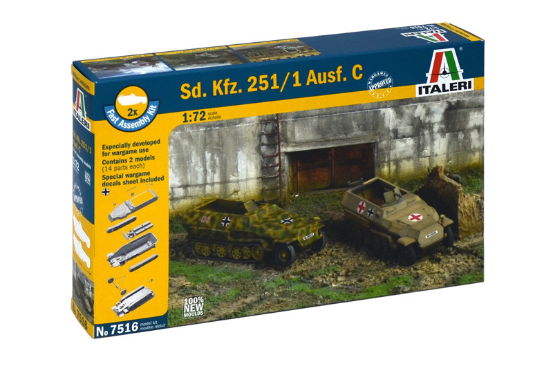 7516 - Sd.Kfz. 251/1 Ausf. C - FAST ASSEMBLY