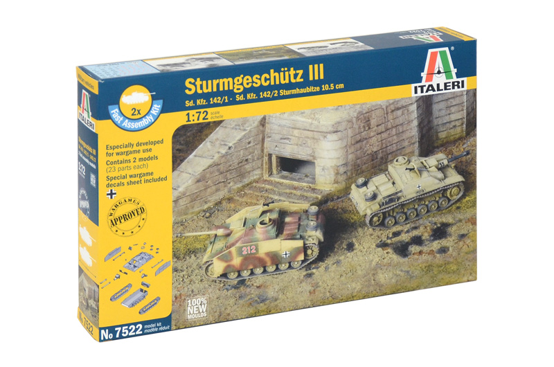 7522 - STURMGESCHUTZ III - FAST ASSEMBLY