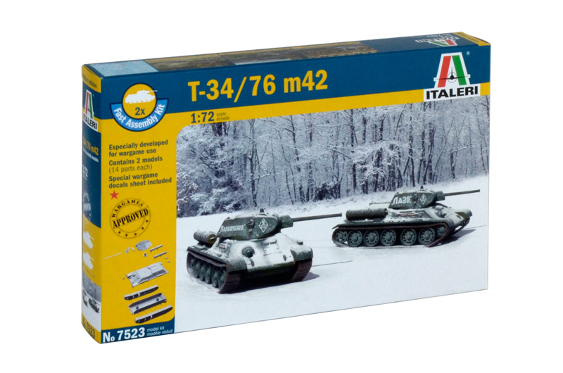 7523 - T34/76 m42 FAST ASSEMBLY