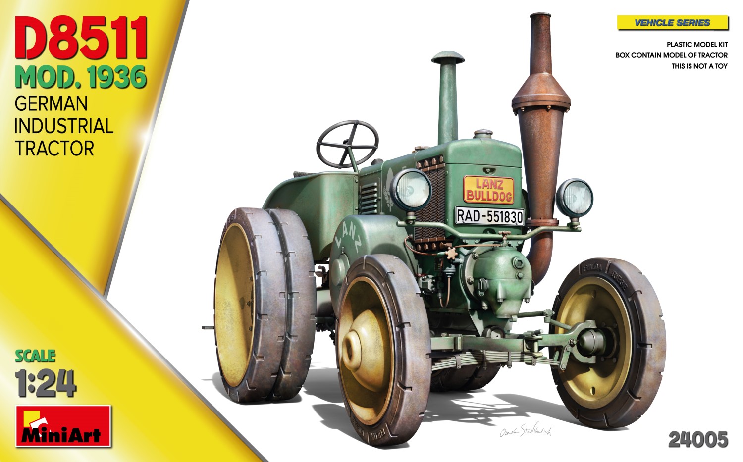 MA24005 - German Industrial Tractor D8511  Mod. 1936