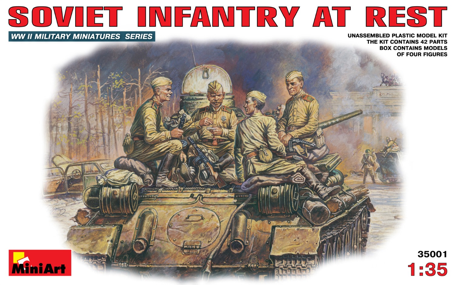 MA35001 - SOVIET INFANTRY AT REST.
