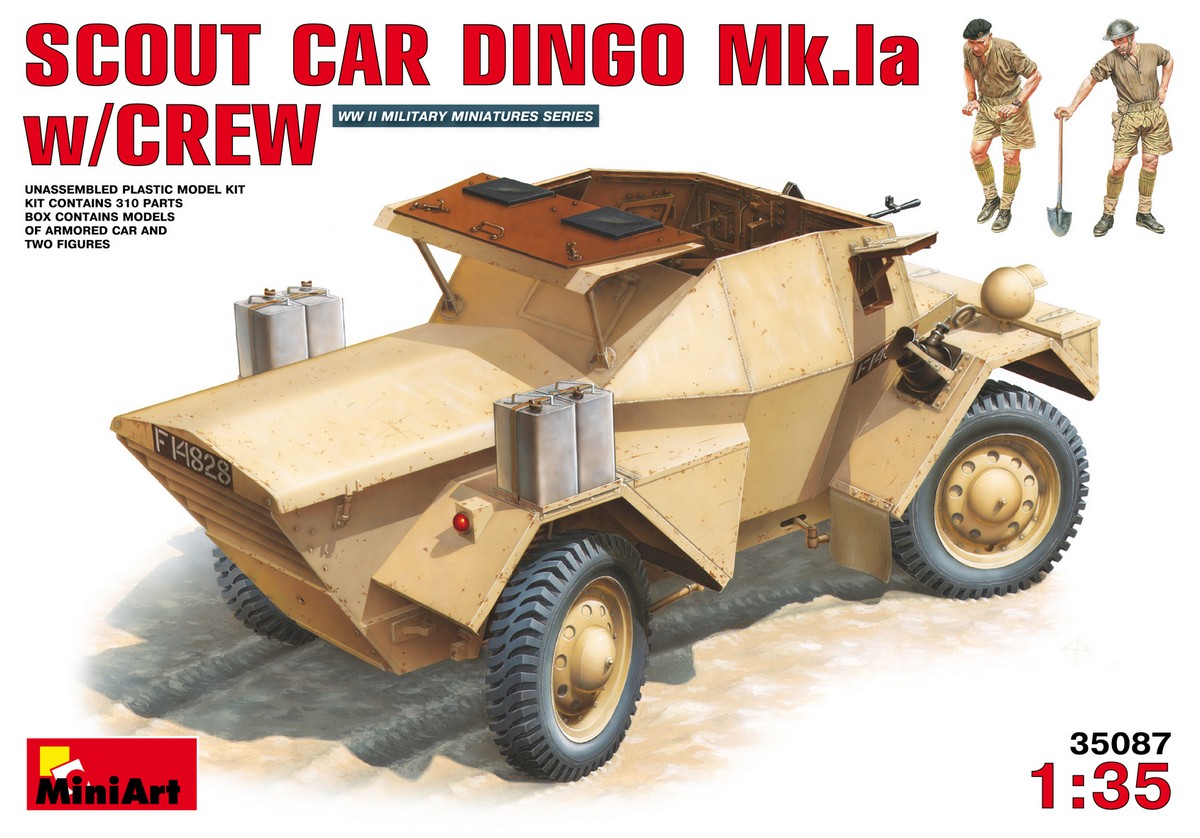 MA35087 - SCOUT CAR DINGO MK 1A W/CREW