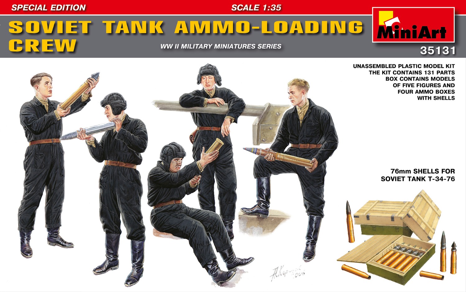 MA35131 - SOVIET TANK AMMO-LOADING CREW SET. SPECIAL ED.