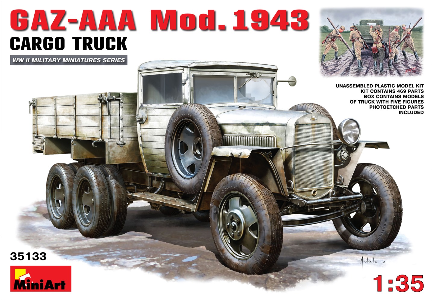 MA35133 - GAZ-AAA MOD. 1943 CARGO TRUCK