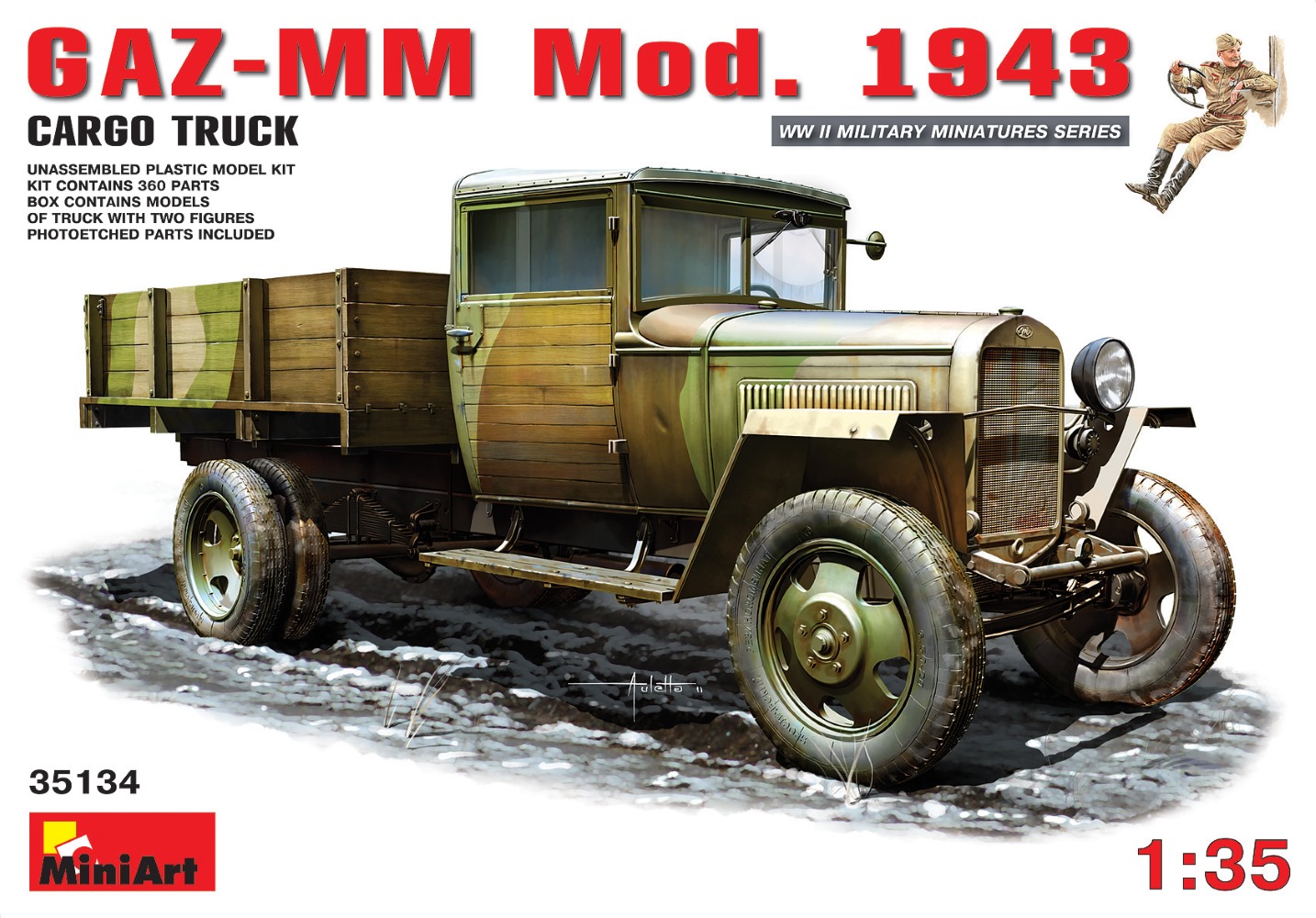MA35134 - GAZ-MM MOD.1943 CARGO TRUCK