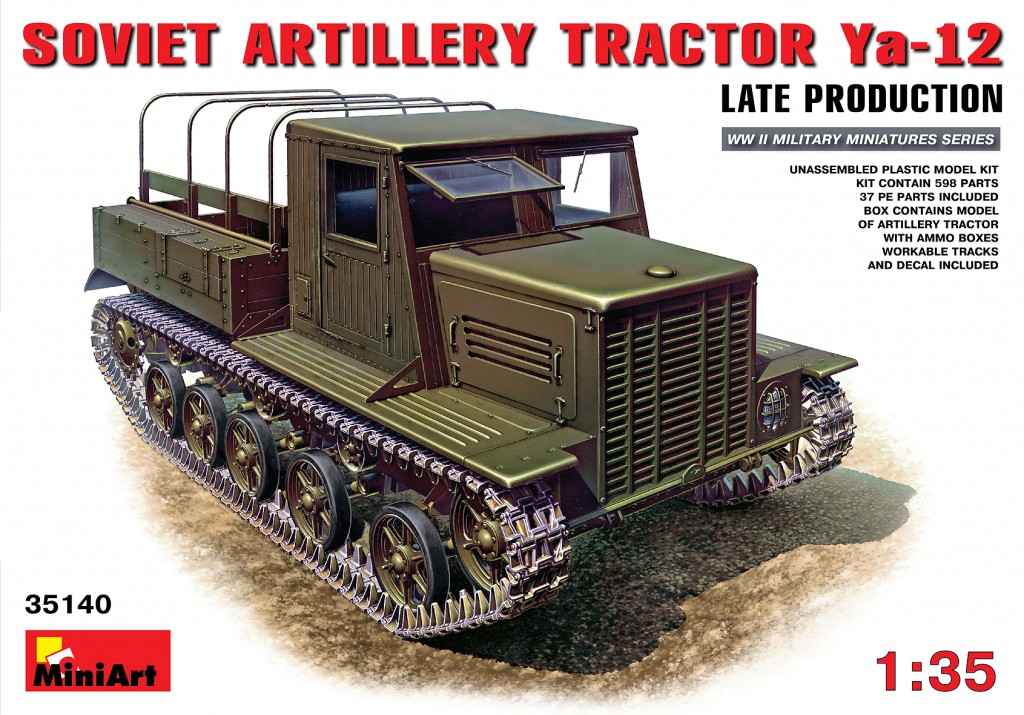 MA35140 - YA-12 LATE PROD. SOVIET ARTILLERY TRACTOR