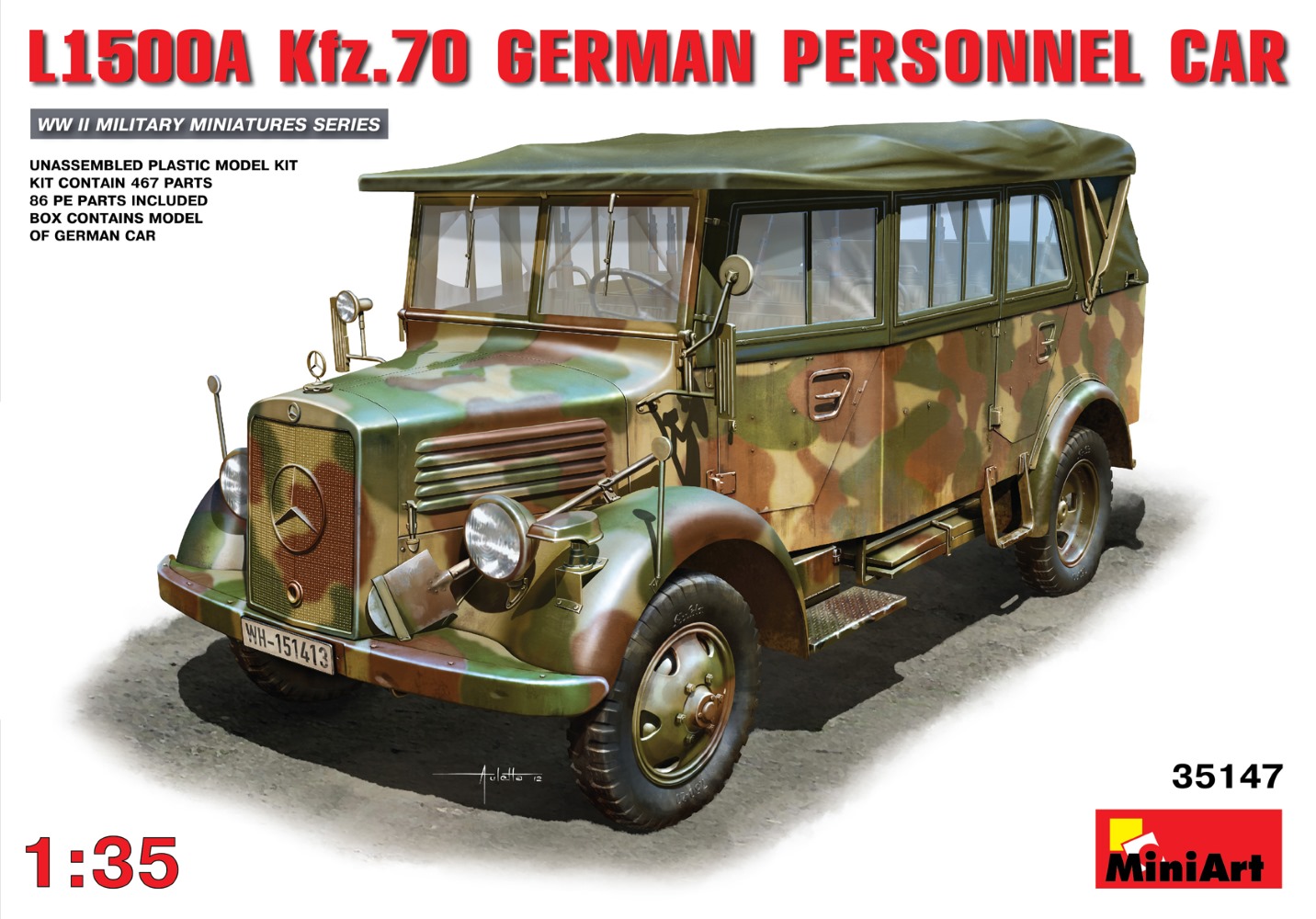 MA35147 - L1500A (KFZ.70) GERMAN PERSONNEL CAR