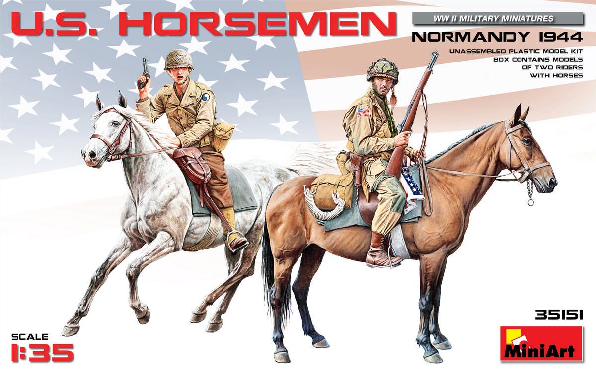 MA35151 - U.S. HORSEMEN. NORMANDY 1944