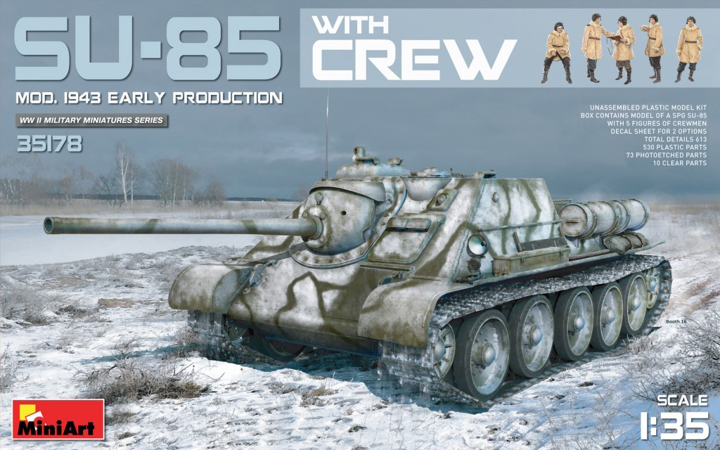 MA35178 - SU-85 MOD. 1943 (EARLY PROD.)