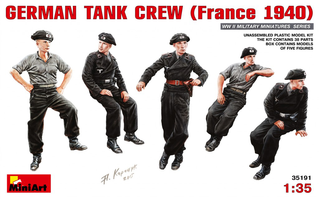 MA35191 - GERMAN TANK CREW (FRANCE 1940)