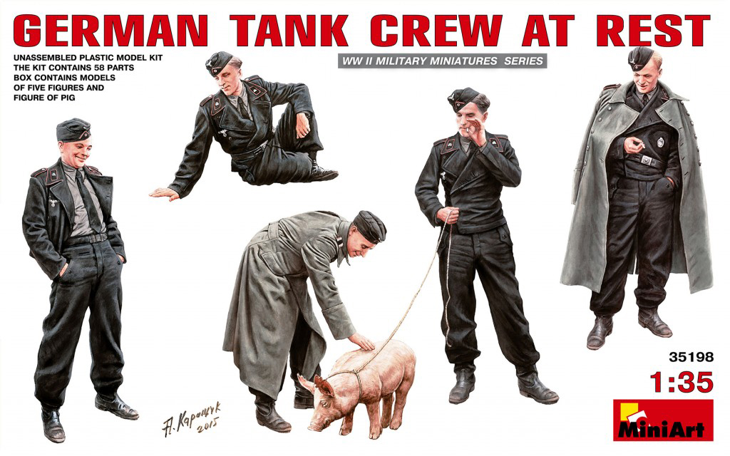 MA35198 - GERMAN TANK CREW AT REST