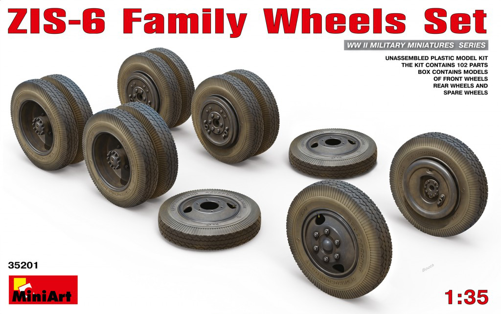 MA35201 - ZIS-6 FAMILY WHEELS SET