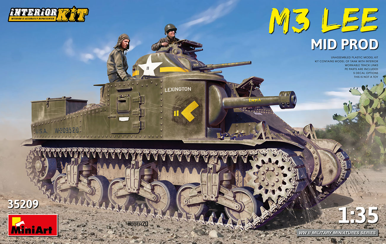 MA35209 - M3 Lee Mid Prod. Interior Kit