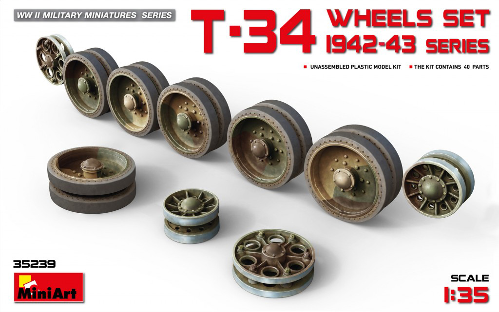 MA35239 - T-34 WHEELS SET. 1942-43 SERIES