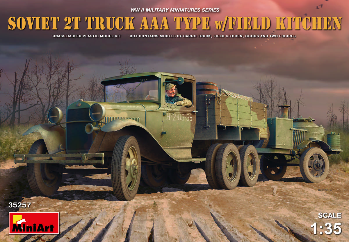 MA35257 - SOVIET 2t TRUCK AAA TYPE w/FIELD KITCHEN