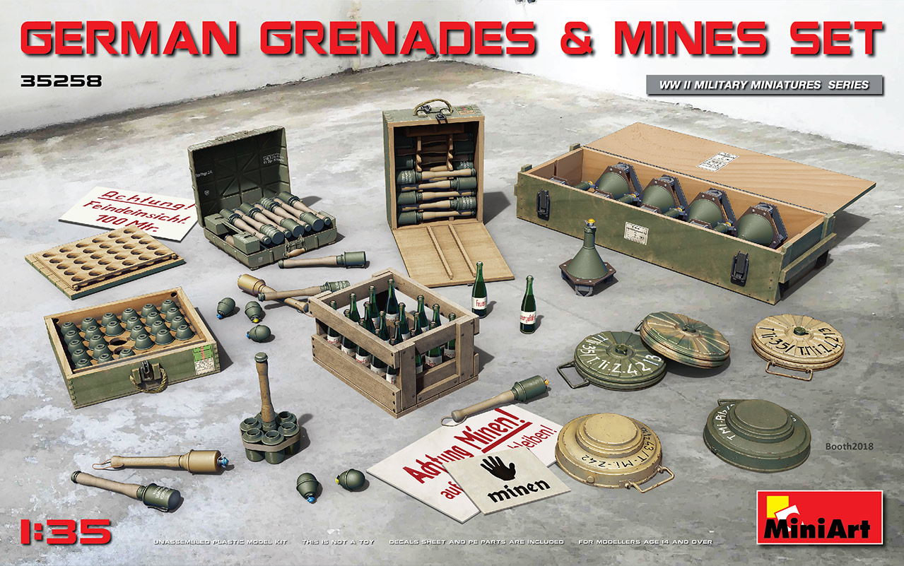 MA35258 - German Grenades & Mines Set