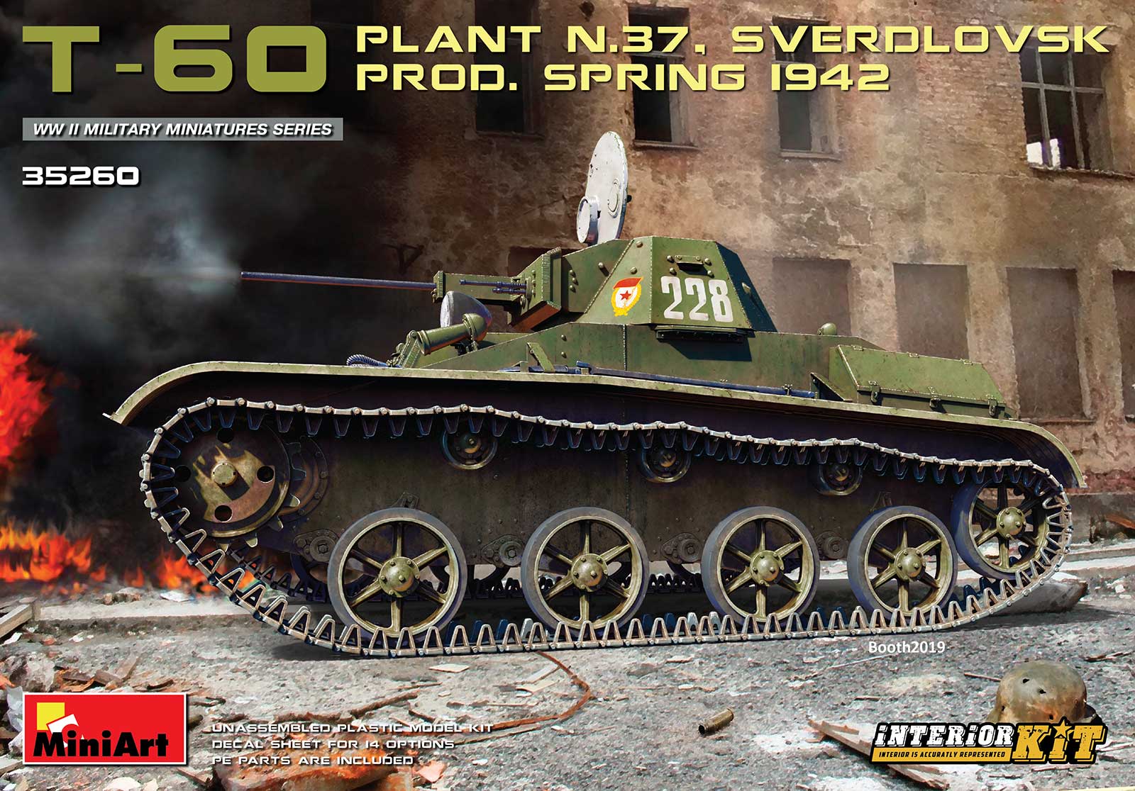 MA35260 - T-60 Plant No.37 Sverdlovsk) Prod.Spring 1942. Interior Kit