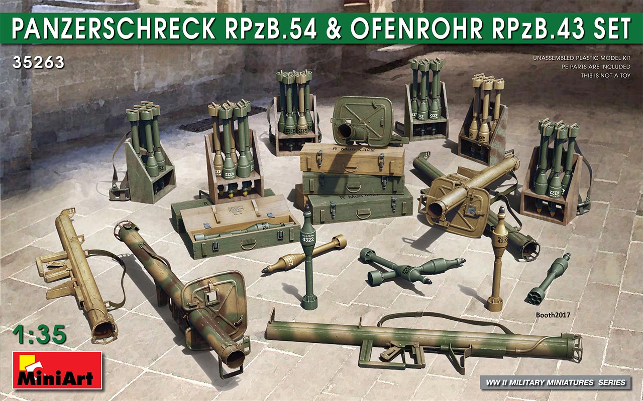 MA35263 - PANZERSCHRECK RPZB.54   OFENROHR RPZB.43 SET