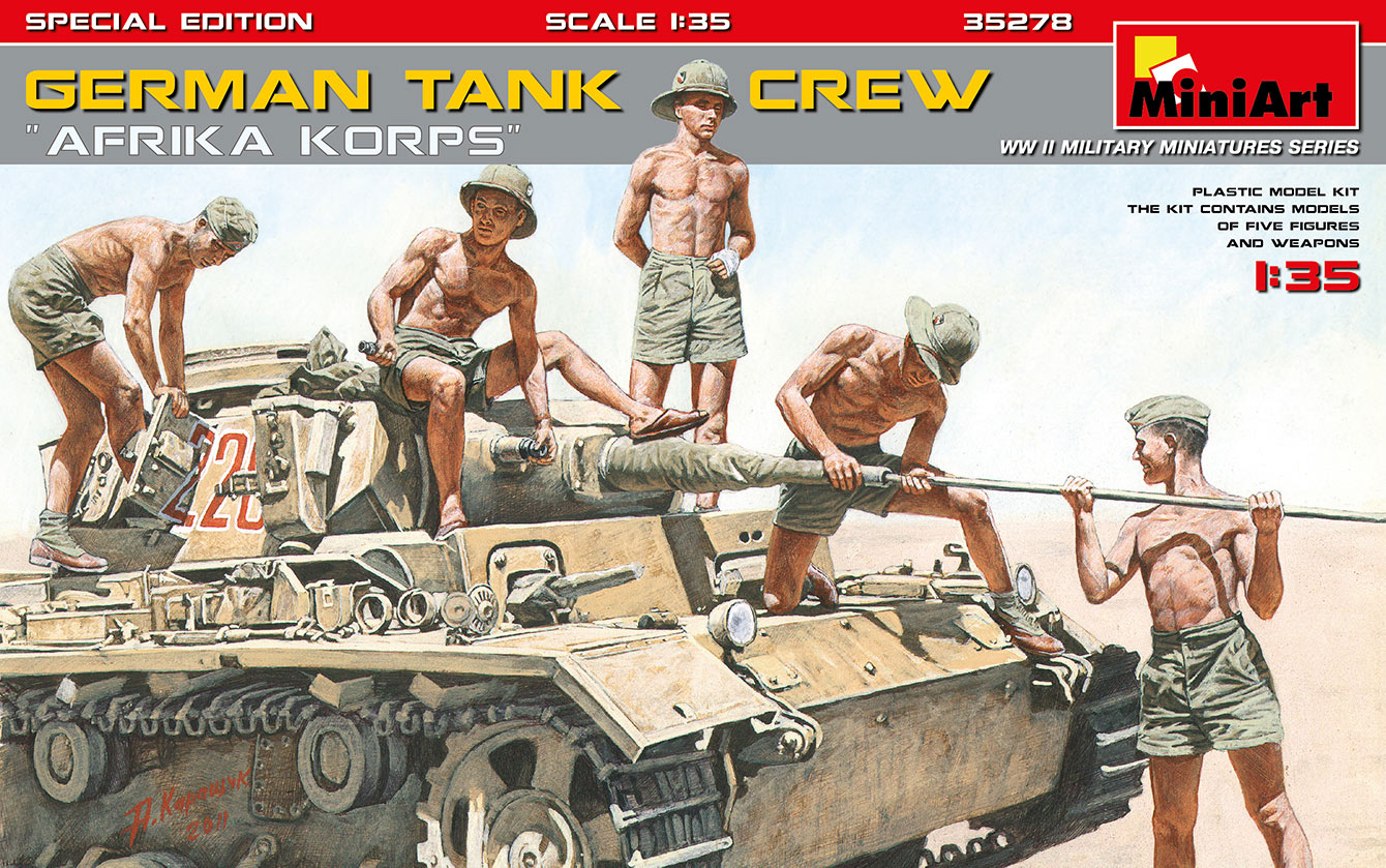 MA35278 - German Tank Crew Afrika Korps. Spec. Ed.