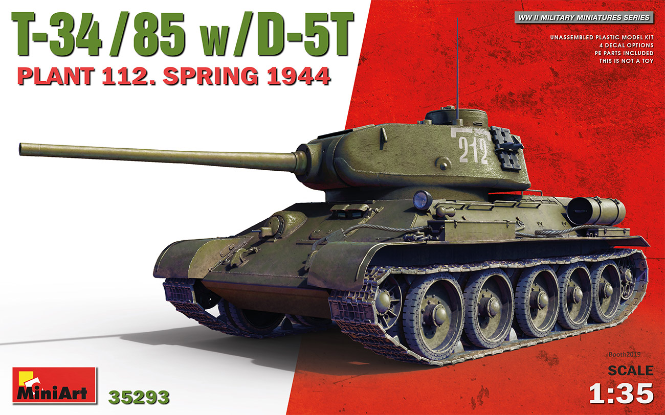 MA35293 - T-34-85 w/D-5T. Plant 112. Spring 1944