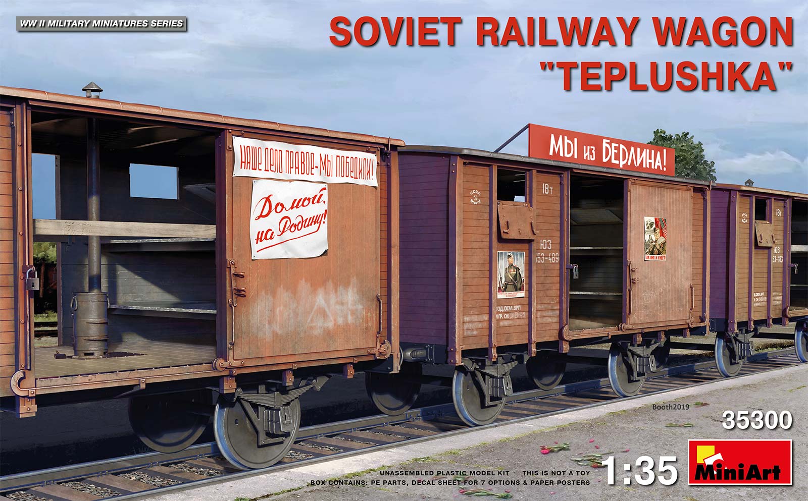 MA35300 - Soviet Railway Wagon Teplushka