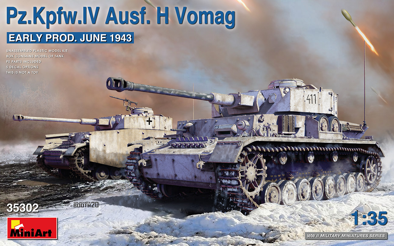 MA35302 - Pz.Kpfw.IV Ausf. H Vomag. Early Prod. (June 1943)