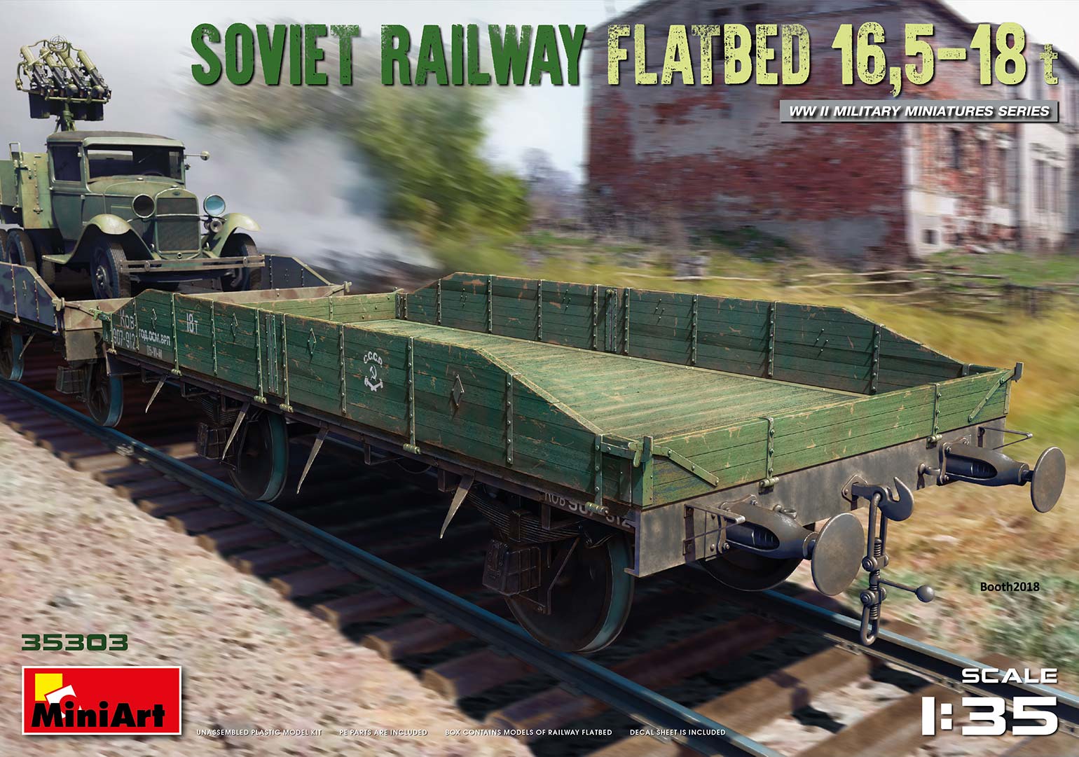 MA35303 - Soviet Railway Flatbed 16,5-18 t