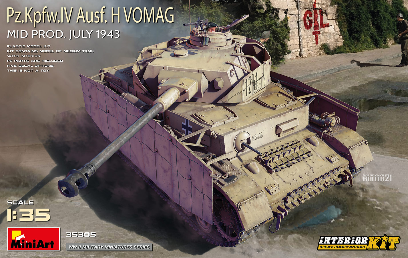 MA35305 - Pz.Kpfw.IV Ausf. H Vomag. MID PROD. JULY 1943. INTERIOR KIT