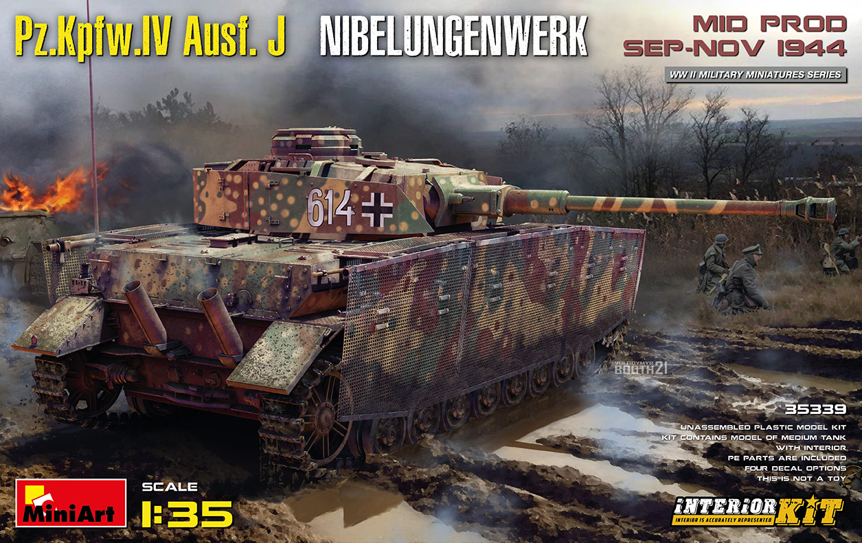 MA35339 - Pz.Kpfw.IV Ausf. J Nibelungenwerk Mid Prod. Inter. Kit