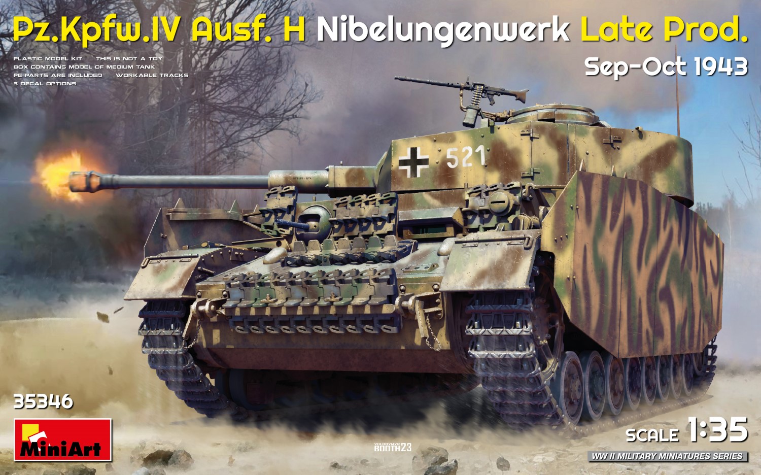 MA35346 - Pz.Kpfw.IV Ausf. H Nibelungenwerk Late Prod. (Sep-Oct 1943)