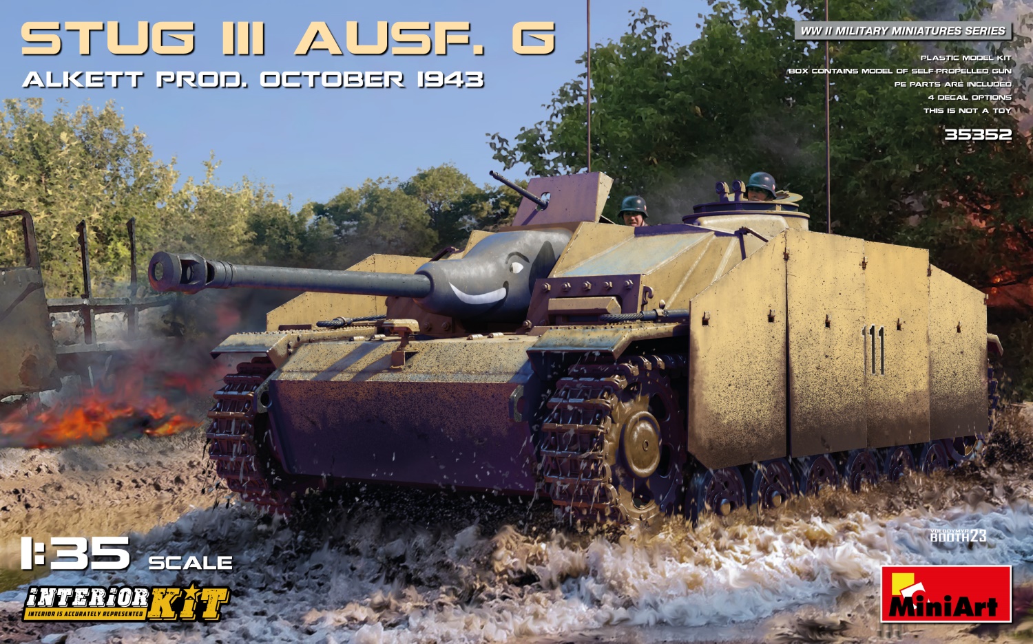 MA35352 - StuG III Ausf. G October 1943 Alkett Prod. Interior Kit