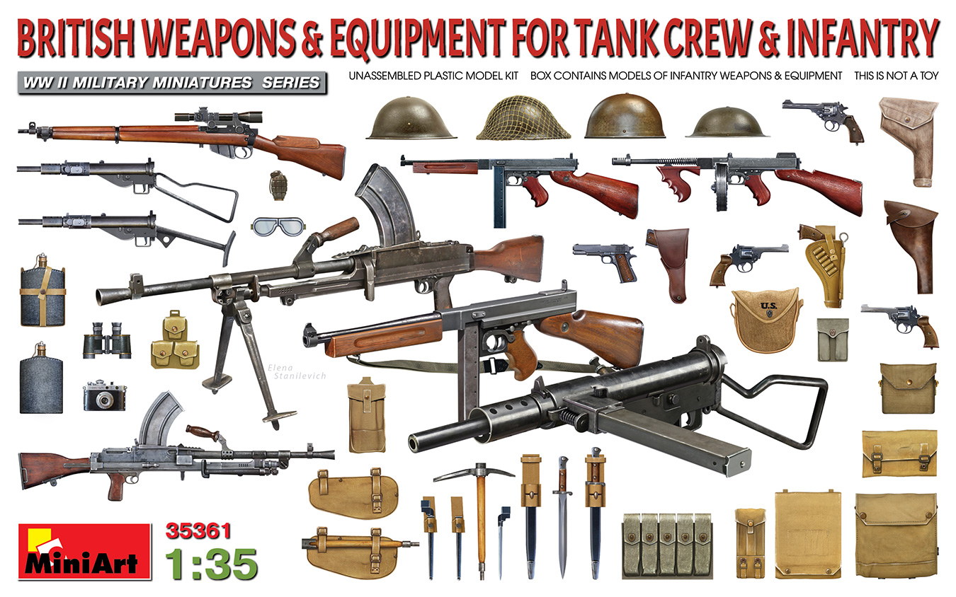 MA35361 - British Weapons & Equip. for Tank crew & infantry