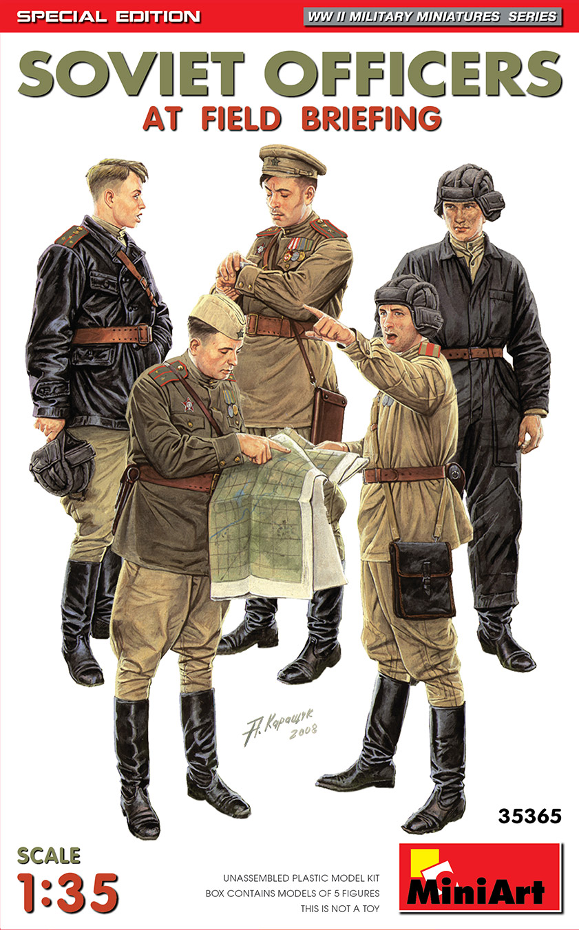 MA35365 - SOVIET OFFICERS AT FIELD BRIEFING. SPECIAL EDITION