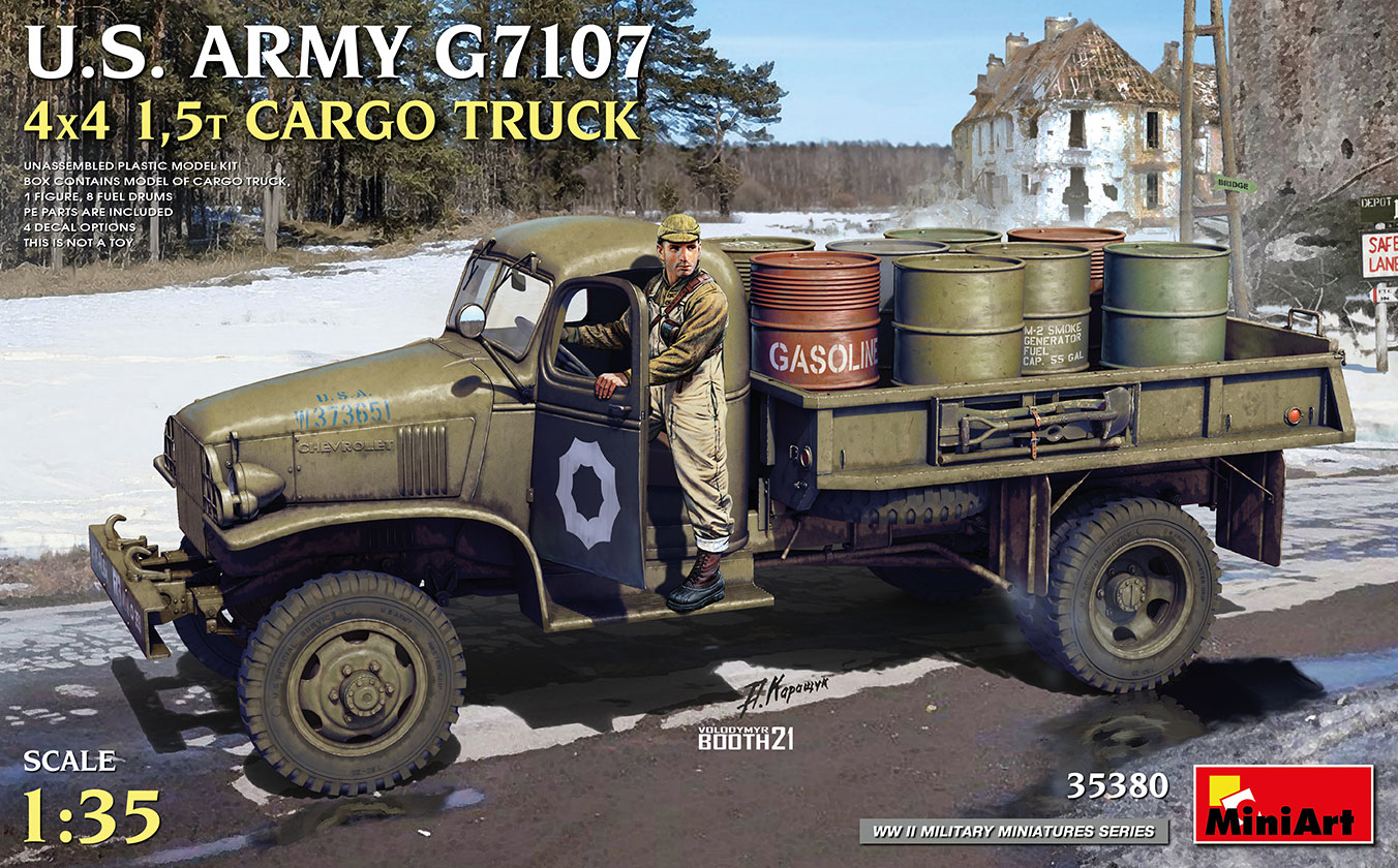 MA35380 - U.S. ARMY G7107 4X4 1,5t CARGO TRUCK