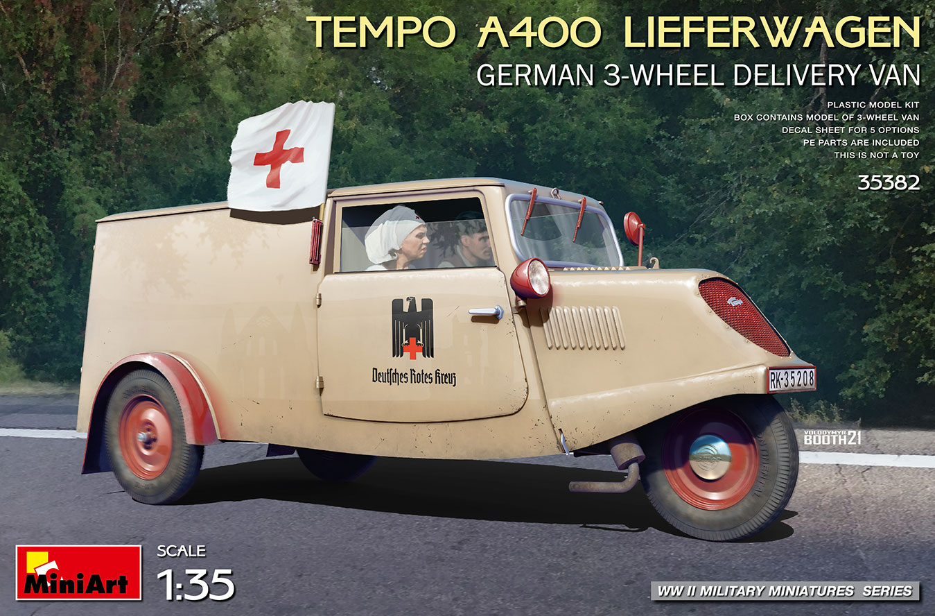 MA35382 - Tempo A400 Lieferwagen. German 3-Wheel Delivery Van