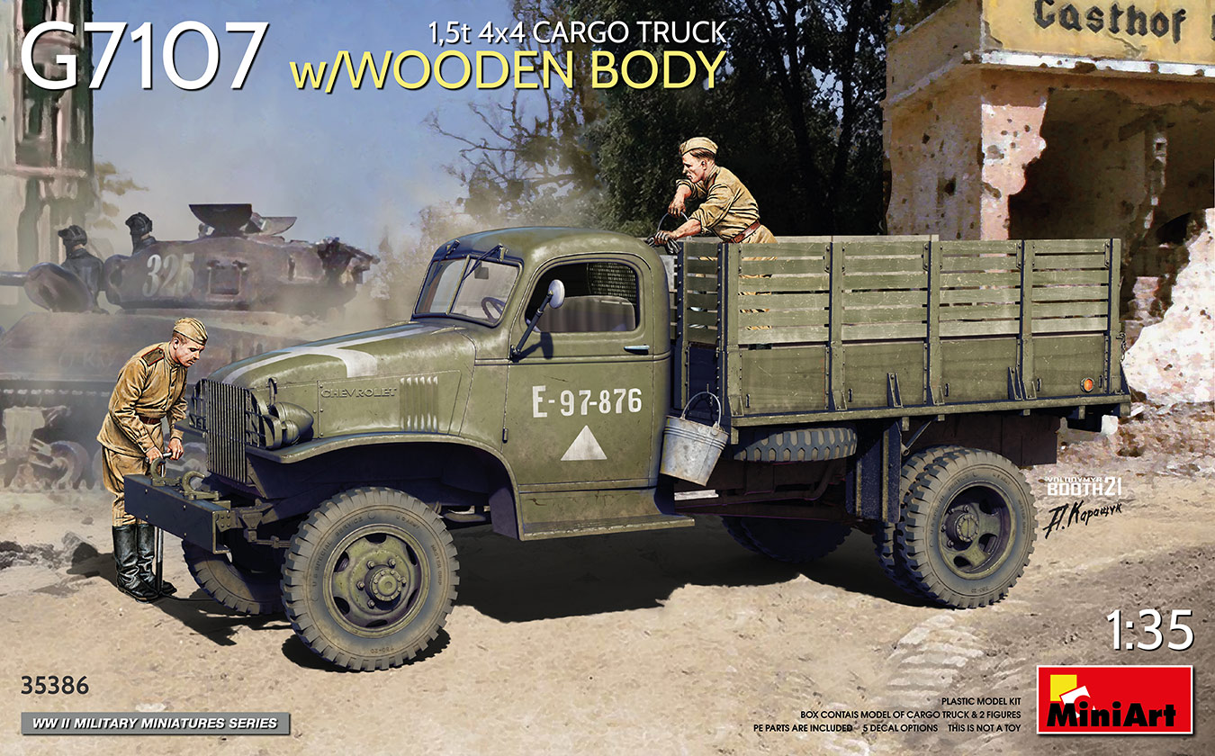 MA35386 - 1,5t 4x4 G7107 Cargo Truck w/Wooden Body