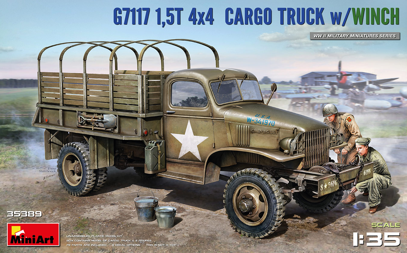 MA35389 - 1,5t 4x4 G7117 Cargo Truck w/Winch