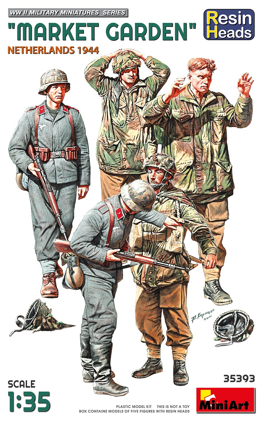 MA35393 - Market Garden (Netherlands 1944) Resin Heads
