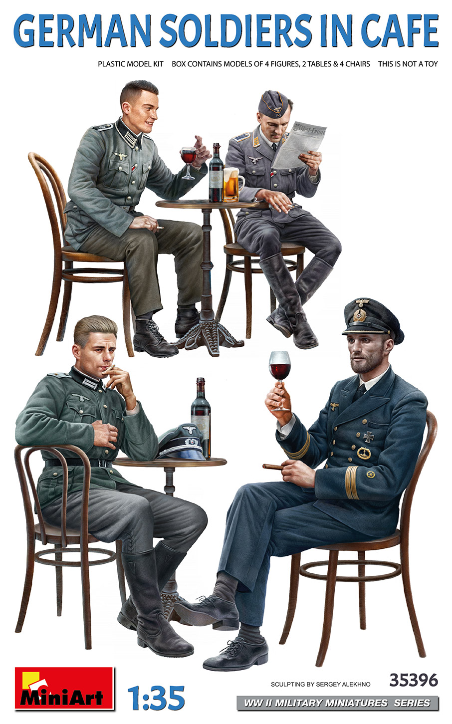 MA35396 - German Soldiers in Cafe