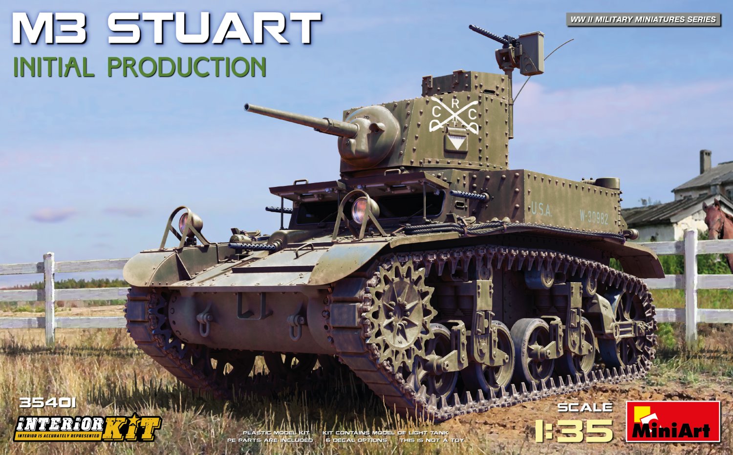 MA35401 - M3 Stuart Initial Prod. Interior Kit