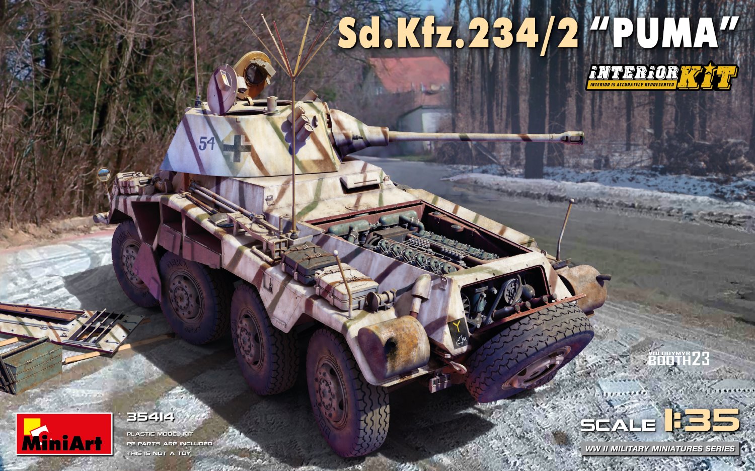 MA35414 - Sd.Kfz. 234/2 PUMA. INTERIOR KIT