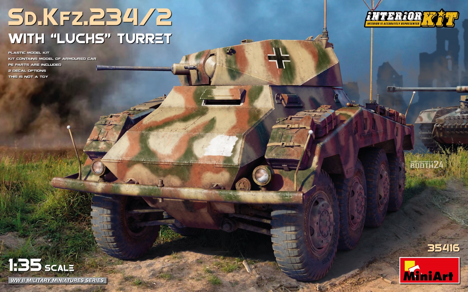 MA35416 - Sd.Kfz.234/2 with “Luchs” Turret. Interior Kit