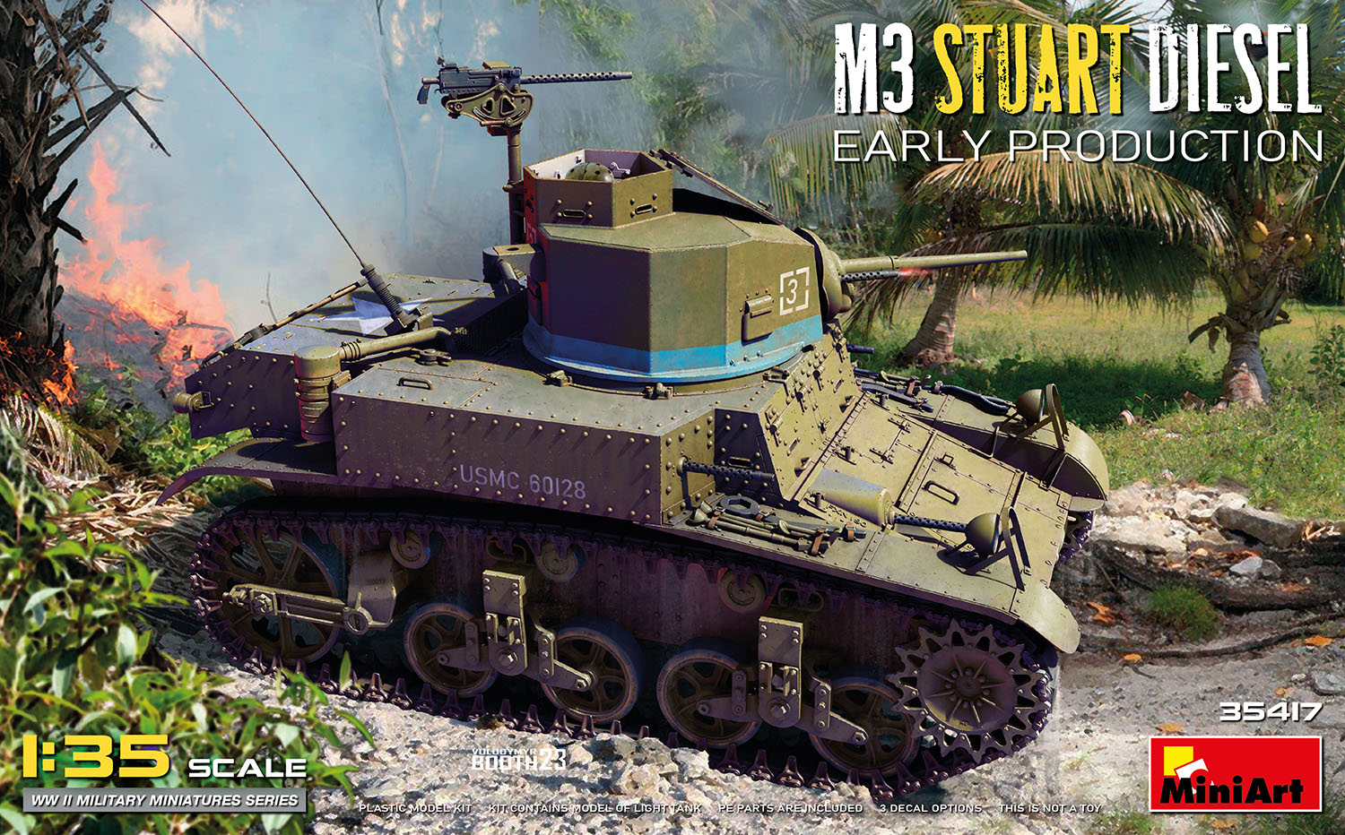 MA35417 - M3 Stuart Diesel Early Prod.