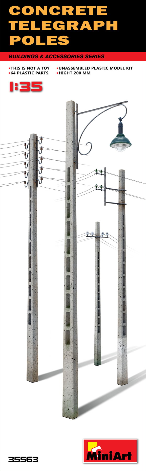 MA35563 - CONCRETE TELEGRAPH POLES