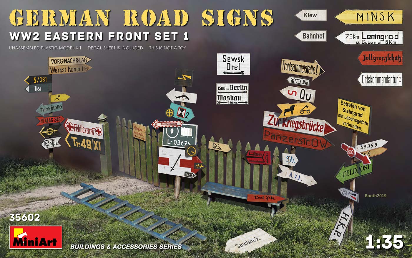 MA35602 - German Road Signs WW2 (Eastern Front Set 1)