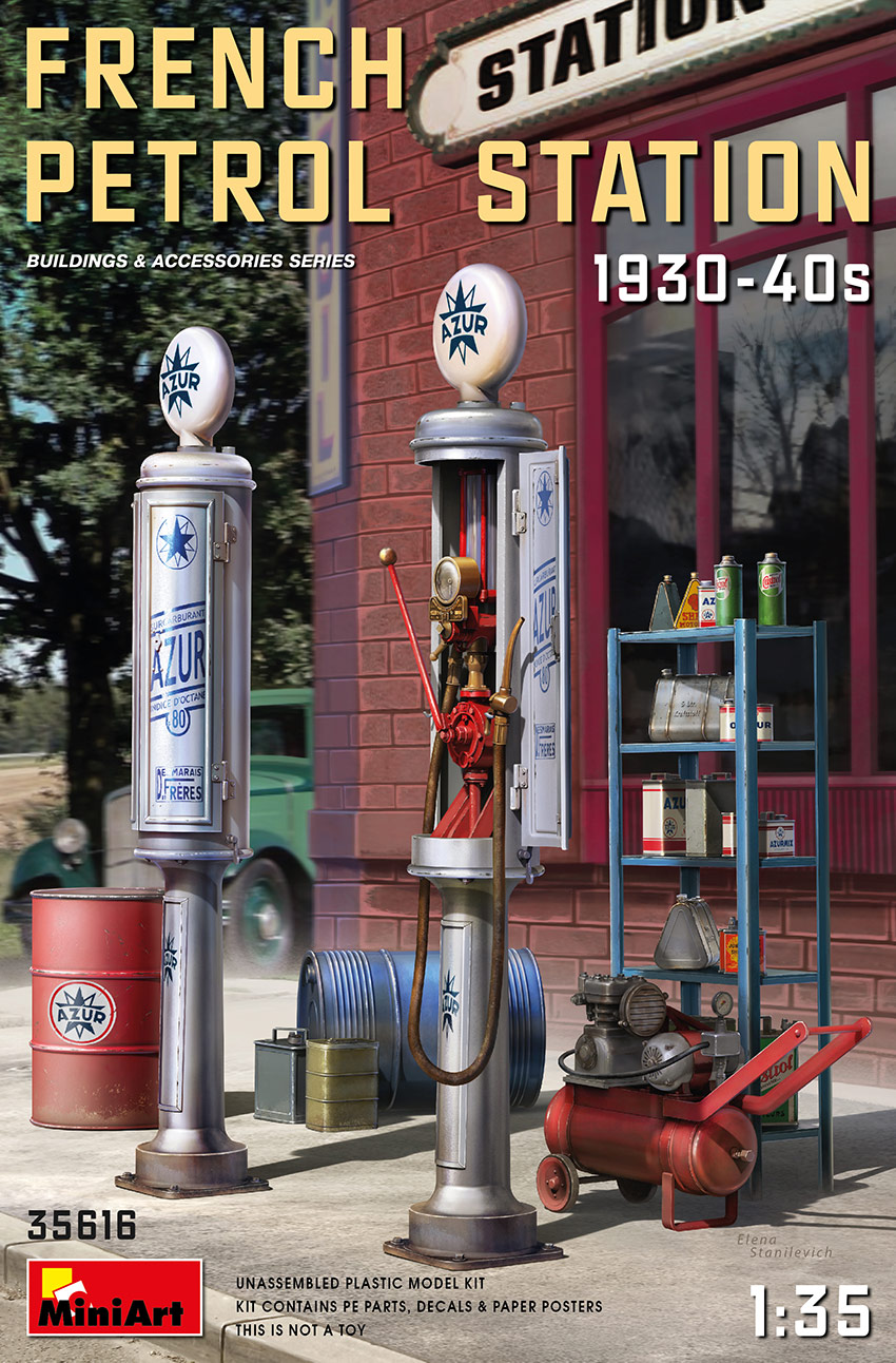 MA35616 - French Petrol Station 1930-40S