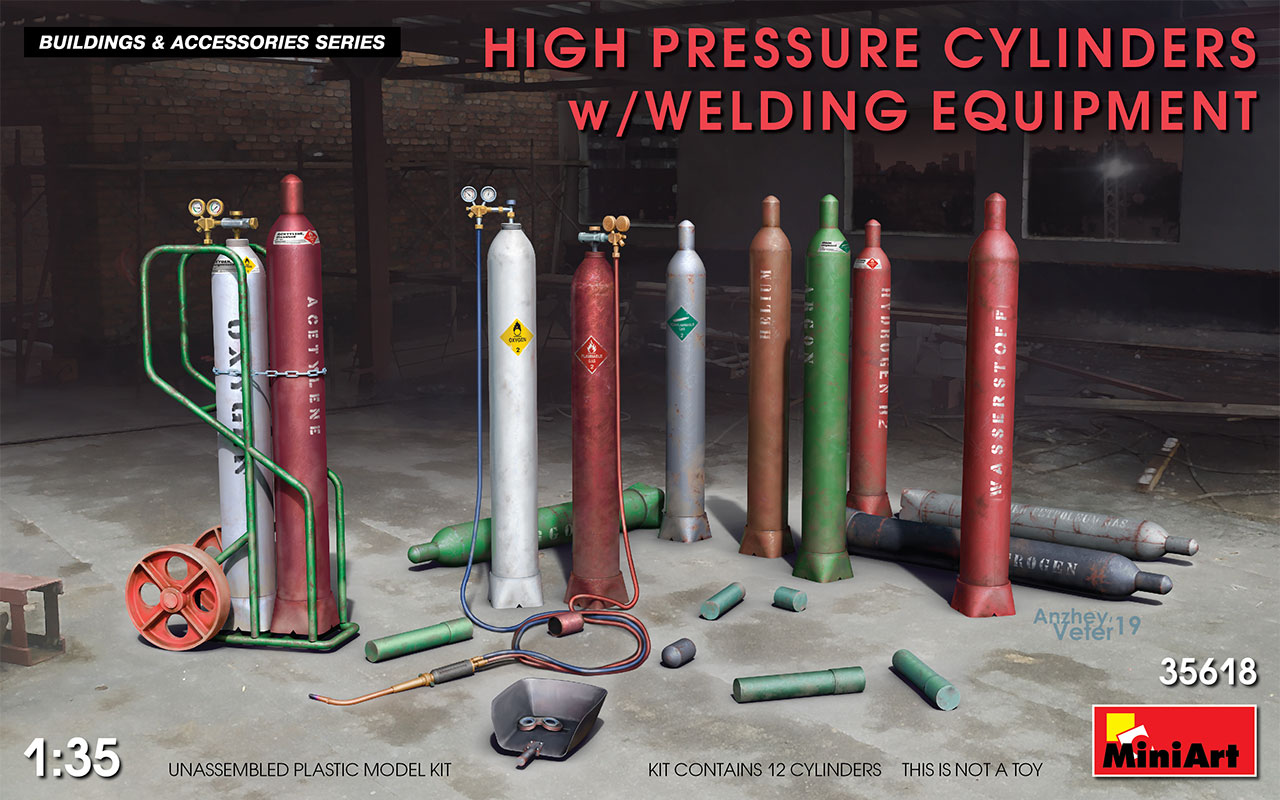MA35618 - High Pressure Cylinders w/Welding Equipment