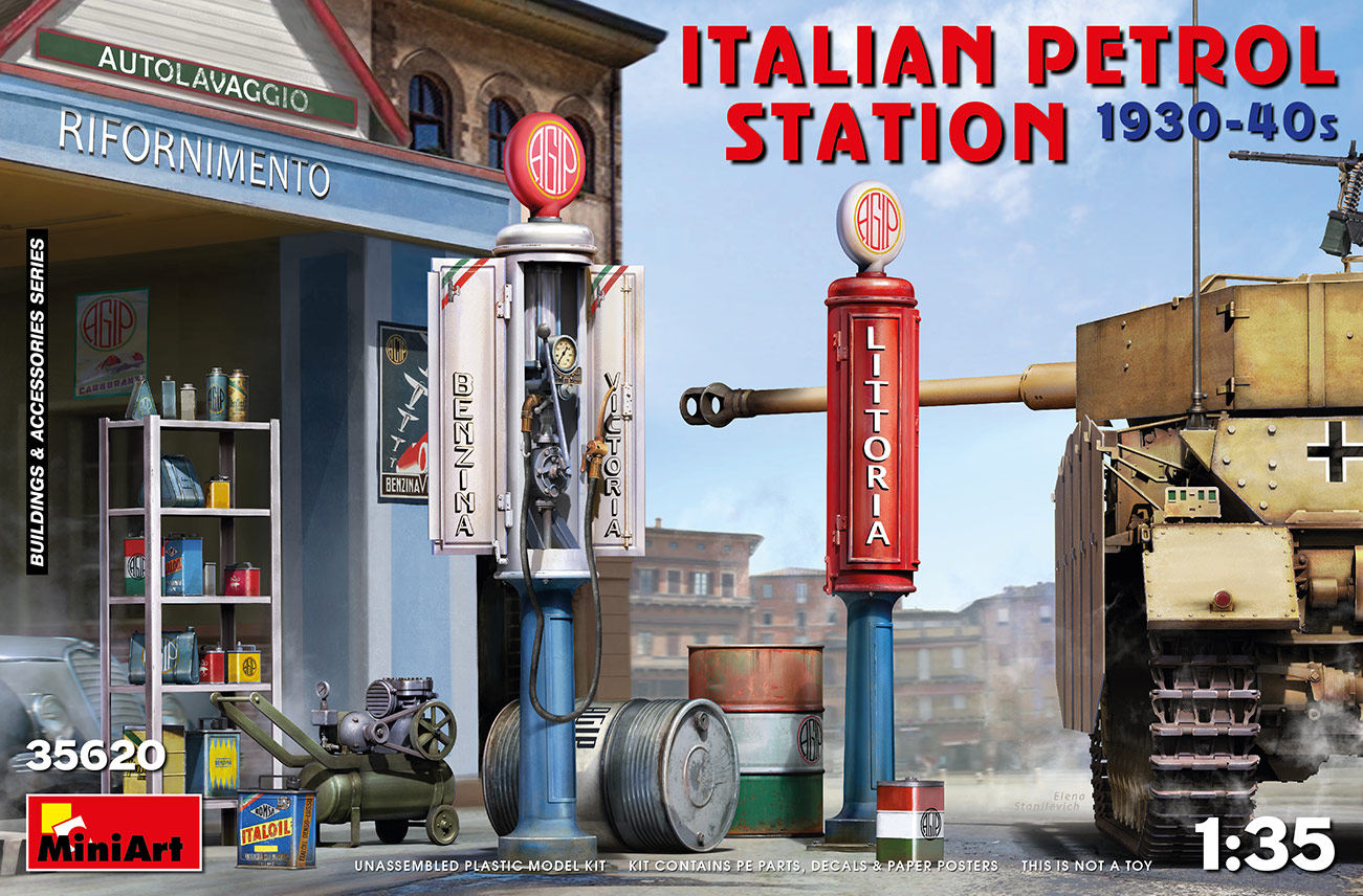 MA35620 - Italian Petrol Station 1930-40s