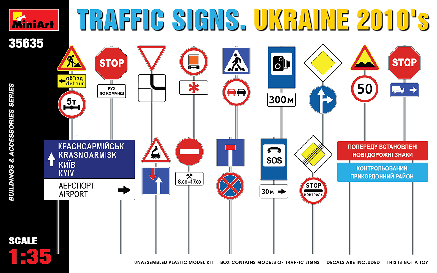 MA35635 - TRAFFIC SIGNS. UKRAINE 2010 s