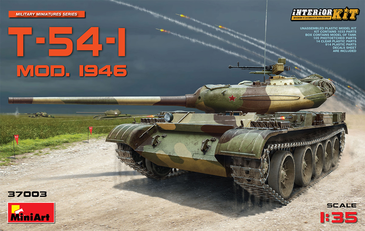 MA37003 - T-54 I SOVIET MEDIUM TANK INTERIO KIT